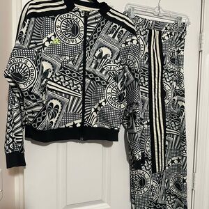 Adidas X Farm Tiro Track Pant. Worn once. Size Small. Jacket is sold separately